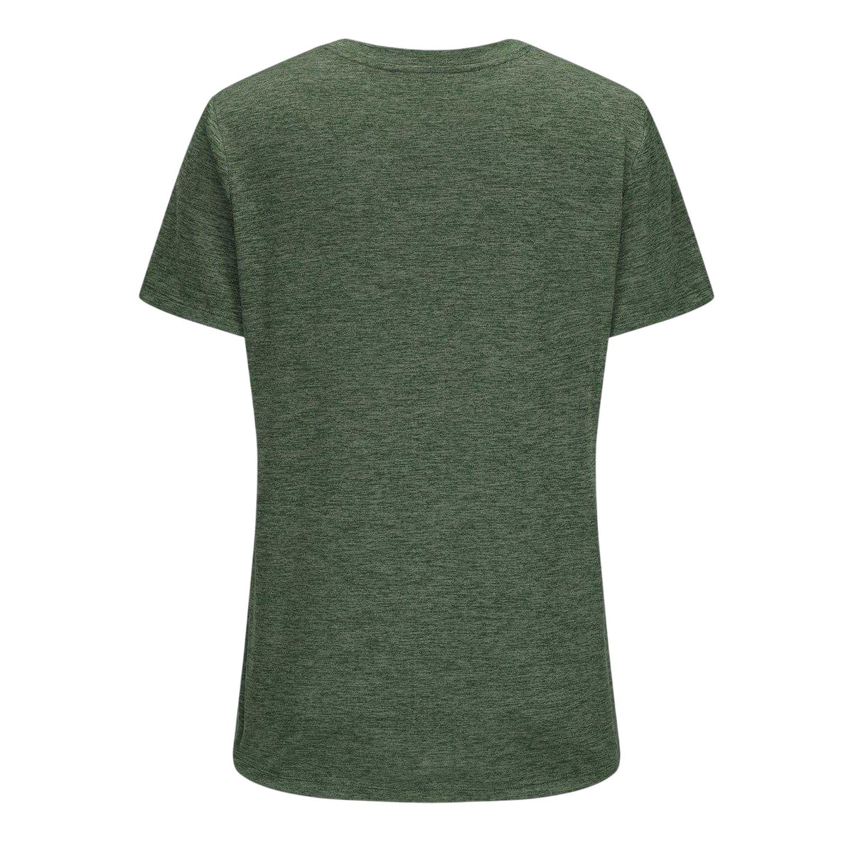Khaki Green - Back - USA Pro Womens-Ladies Plain V Neck T-Shirt