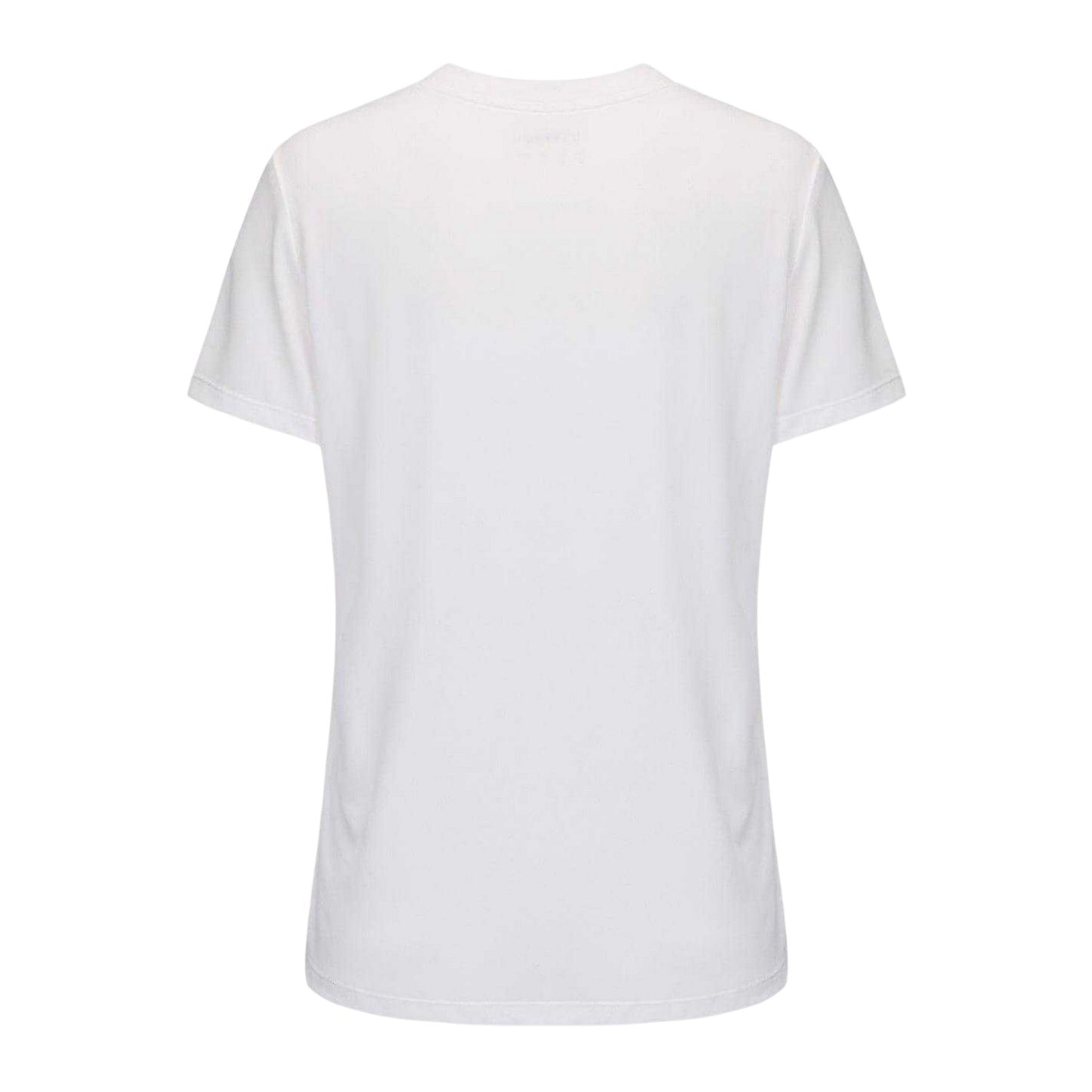 White - Back - USA Pro Womens-Ladies Plain V Neck T-Shirt