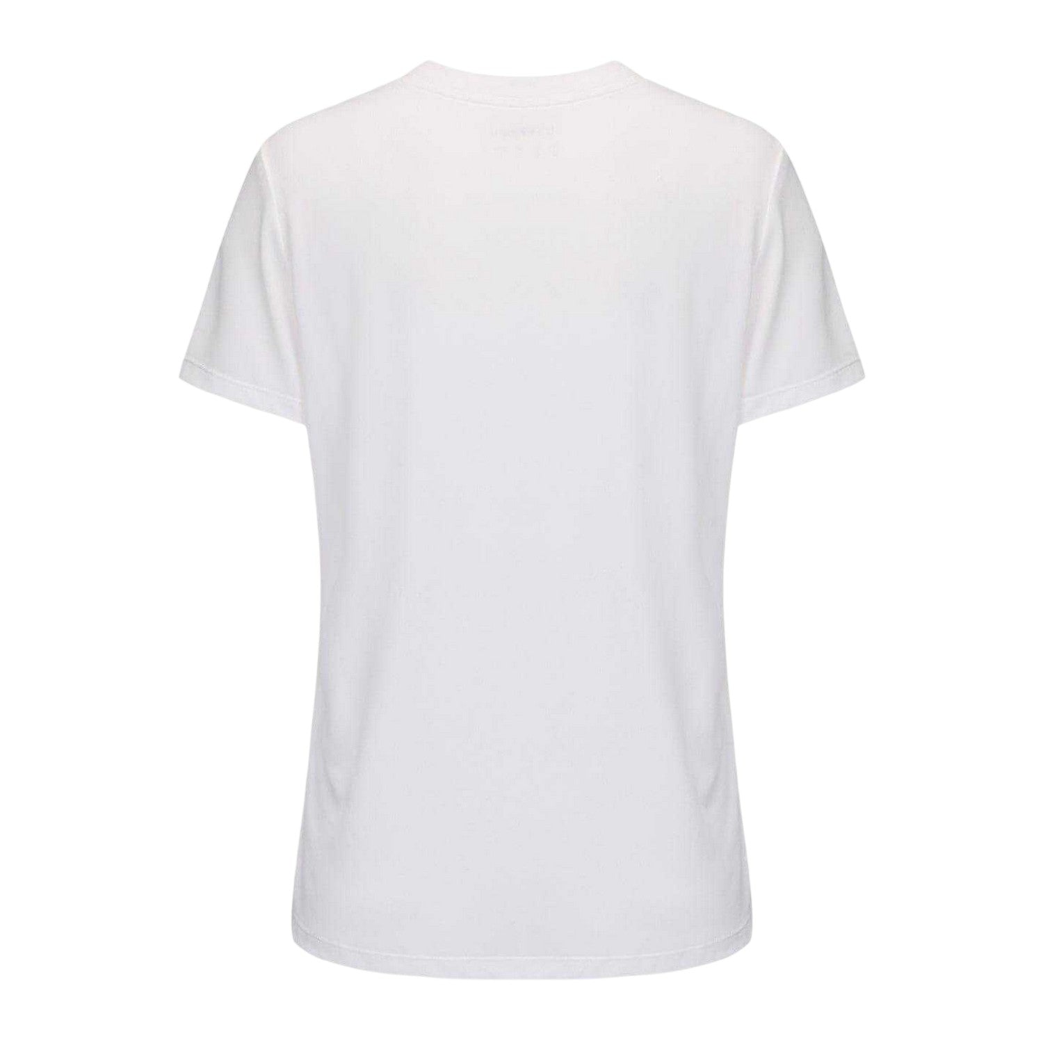 White - Back - USA Pro Womens-Ladies Plain V Neck T-Shirt