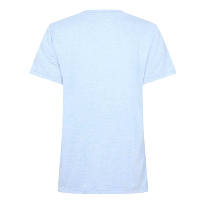 Brunnera Blue - Back - USA Pro Womens-Ladies Plain V Neck T-Shirt