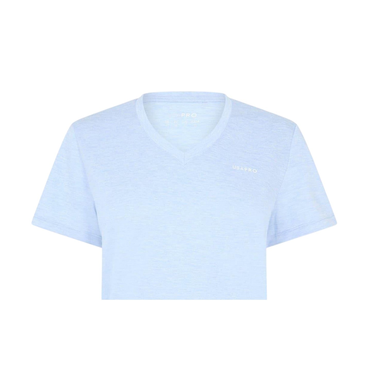 Brunnera Blue - Side - USA Pro Womens-Ladies Plain V Neck T-Shirt