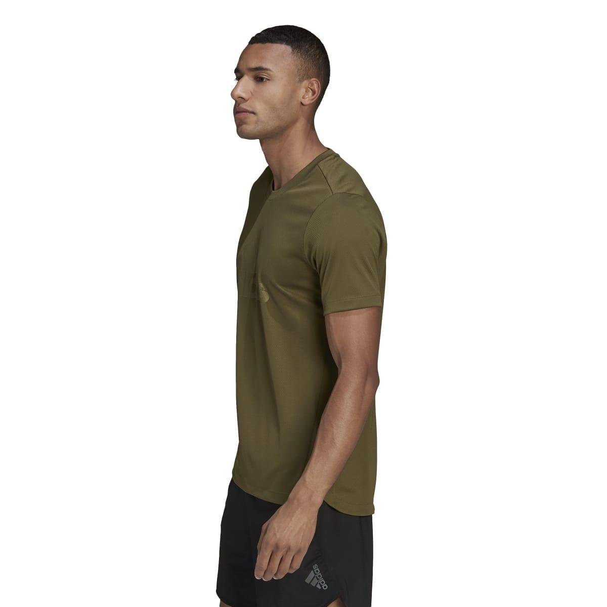 Olive - Side - Adidas Mens Made To Be Remade T-Shirt