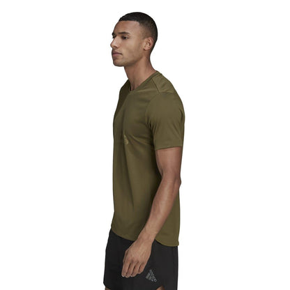 Olive - Side - Adidas Mens Made To Be Remade T-Shirt