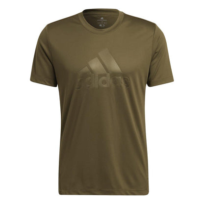 Olive - Front - Adidas Mens Made To Be Remade T-Shirt