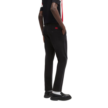 Black - Back - Hugo Mens Tapered Chinos