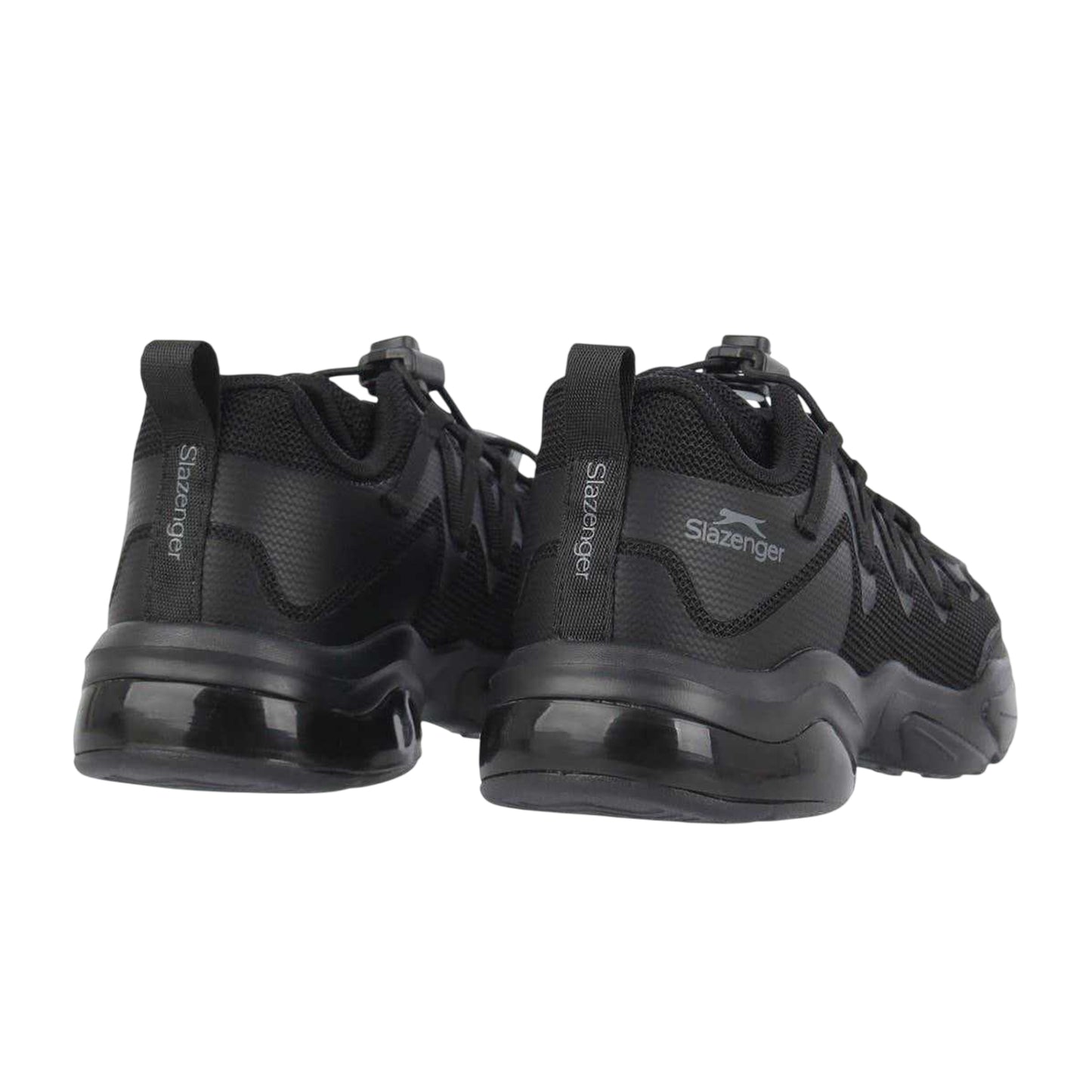 Black - Back - Slazenger Childrens-Kids Chunky Heel Trainers