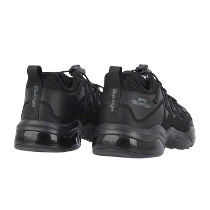 Black - Back - Slazenger Childrens-Kids Chunky Heel Trainers