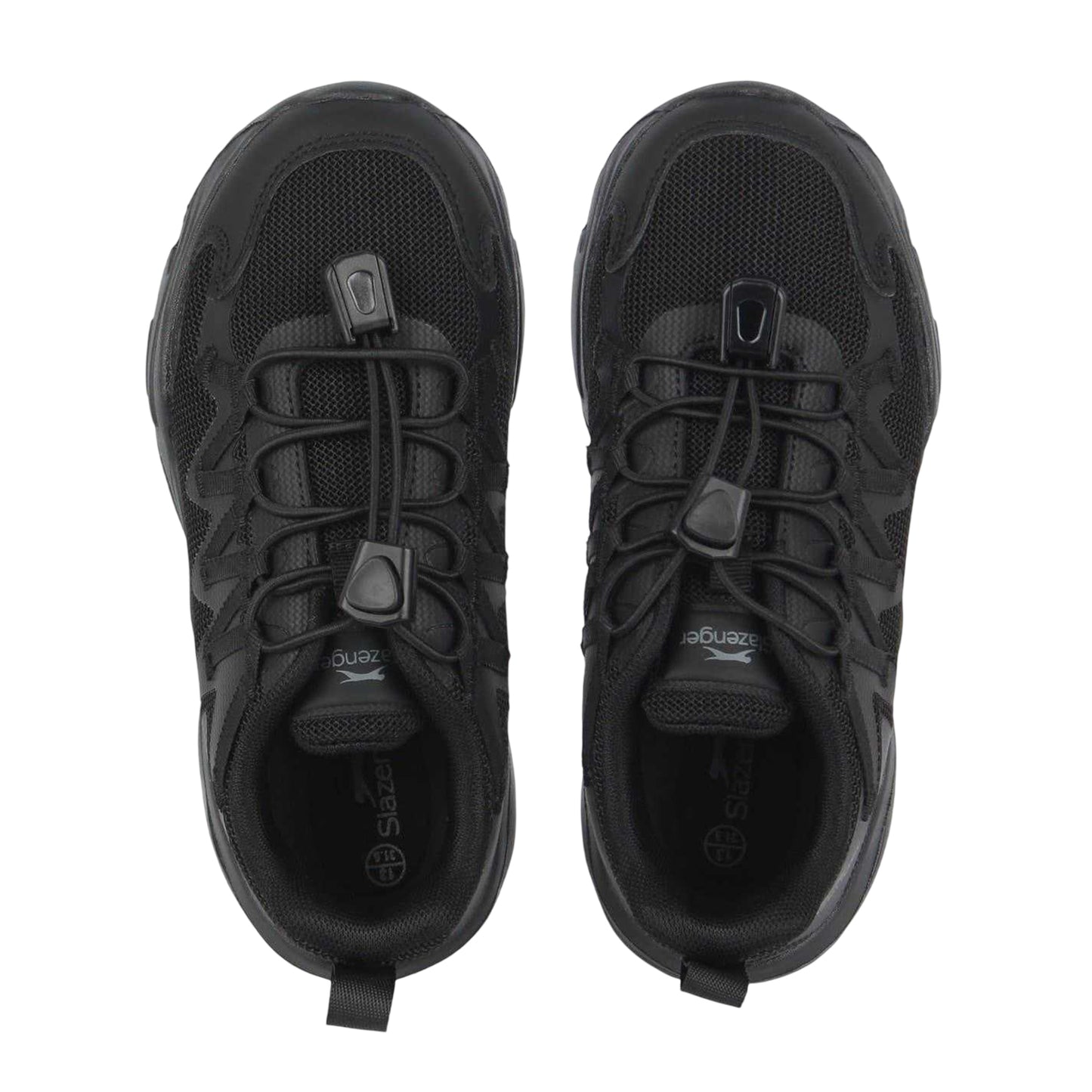 Black - Lifestyle - Slazenger Childrens-Kids Chunky Heel Trainers