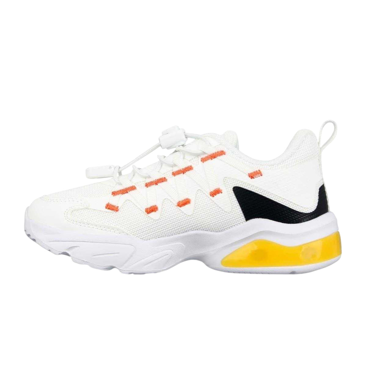 White - Side - Slazenger Childrens-Kids Chunky Heel Trainers