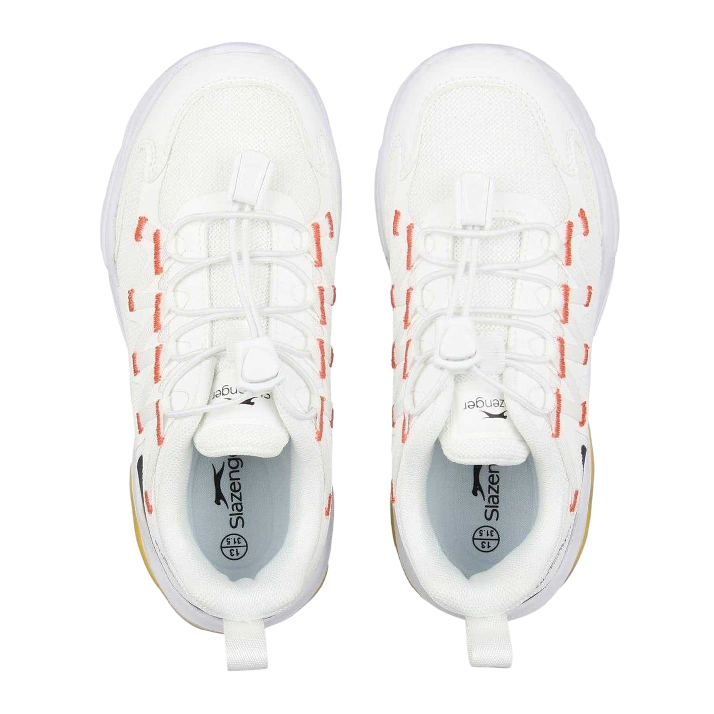 White - Lifestyle - Slazenger Childrens-Kids Chunky Heel Trainers
