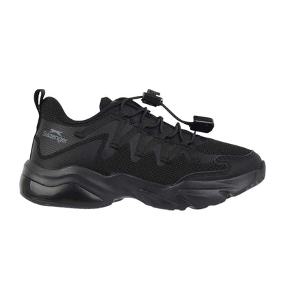 Black - Front - Slazenger Childrens-Kids Chunky Heel Trainers