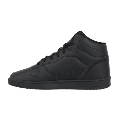 Black - Side - Slazenger Mens Tower Wint Leather High Top Trainers