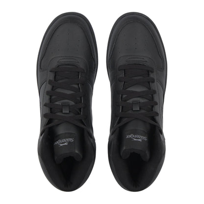 Black - Lifestyle - Slazenger Mens Tower Wint Leather High Top Trainers