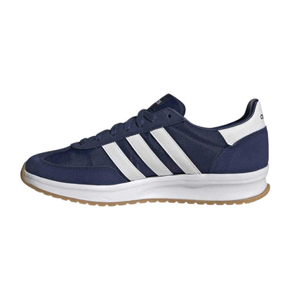 Ink-White - Side - Adidas Mens Run 70s 2.0 Stripes Leather Trainers