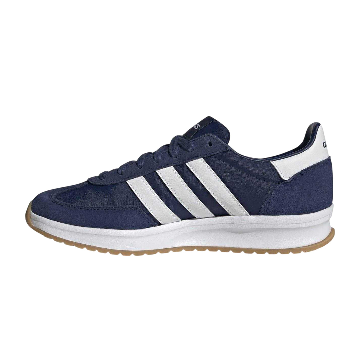 Ink-White - Side - Adidas Mens Run 70s 2.0 Stripes Leather Trainers