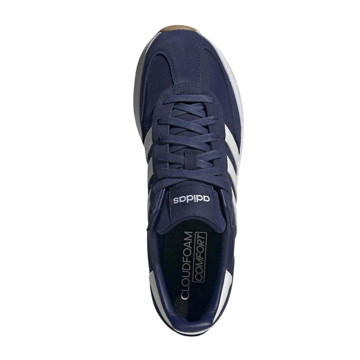 Ink-White - Lifestyle - Adidas Mens Run 70s 2.0 Stripes Leather Trainers