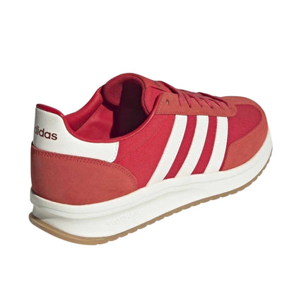 Red-White - Back - Adidas Mens Run 70s 2.0 Stripes Leather Trainers