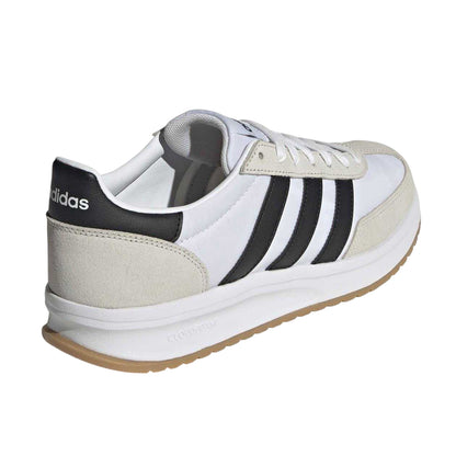 White-Black - Back - Adidas Mens Run 70s 2.0 Stripes Leather Trainers