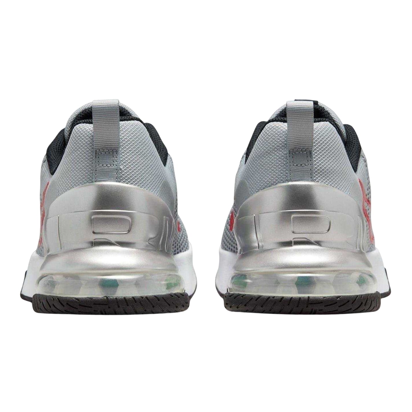 Silver-Red - Back - Nike Mens Alpha Air Cushioned Trainers