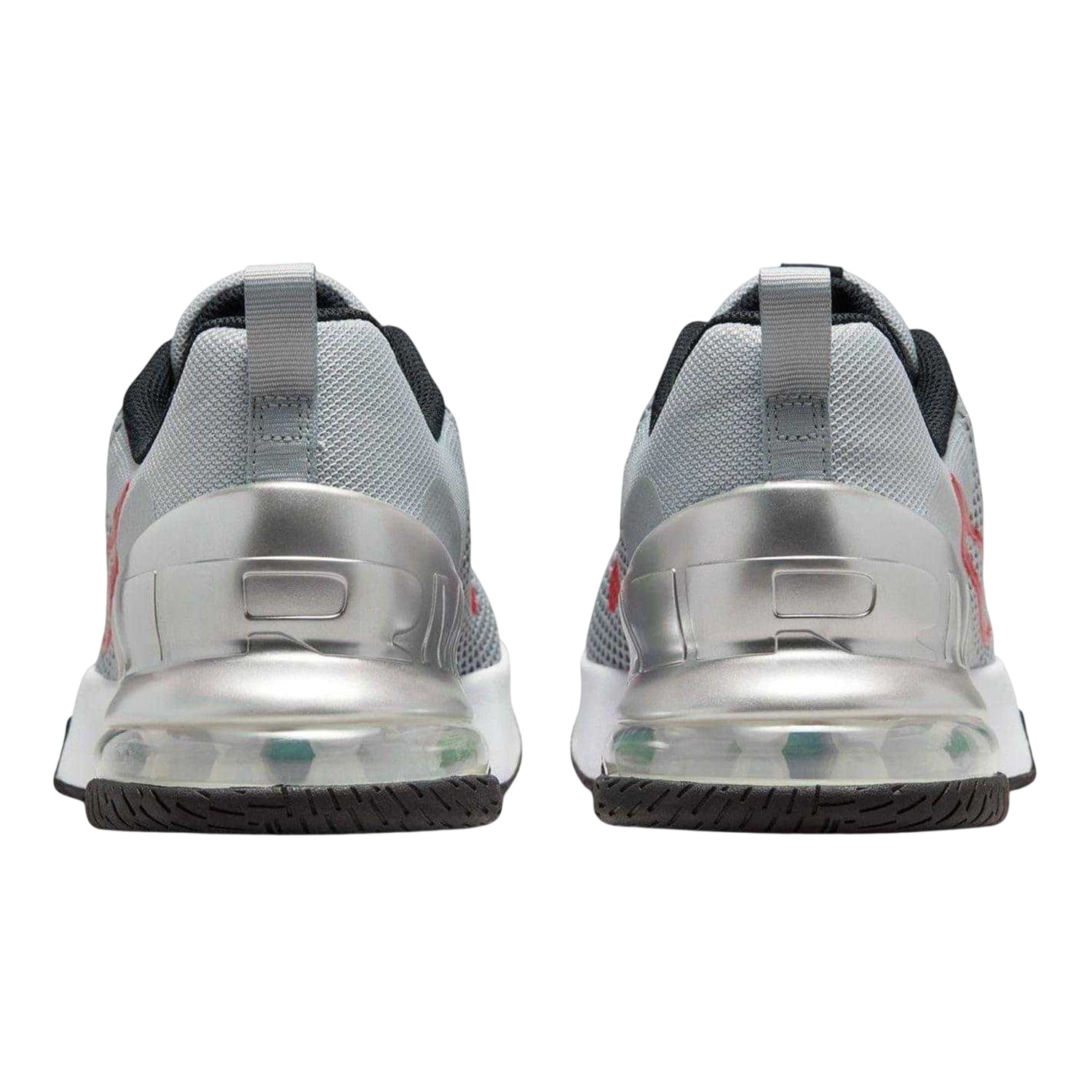 Silver-Red - Back - Nike Mens Alpha Air Cushioned Trainers