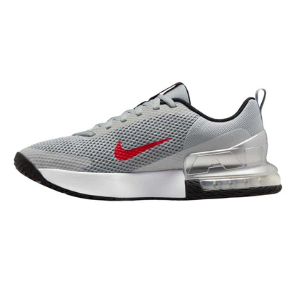 Silver-Red - Side - Nike Mens Alpha Air Cushioned Trainers