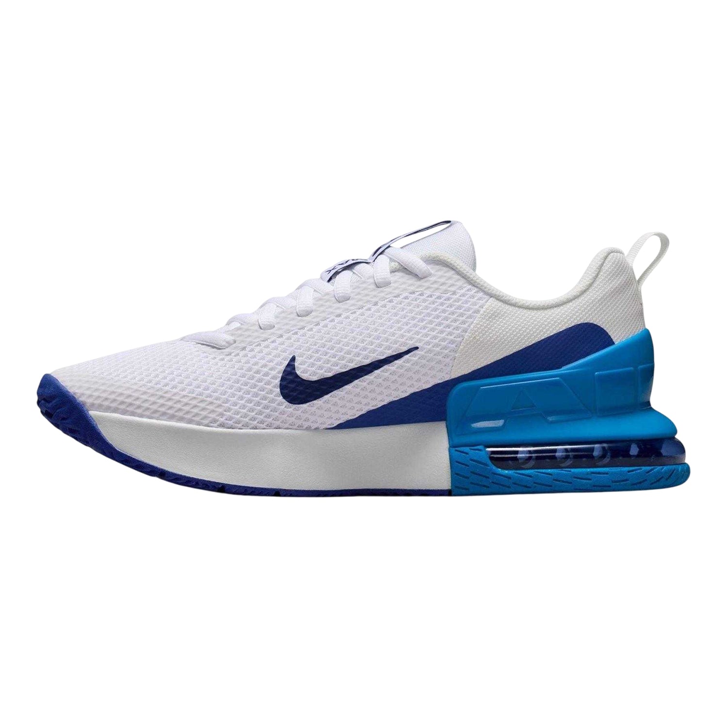 White-Royal Blue - Side - Nike Mens Alpha Air Cushioned Trainers