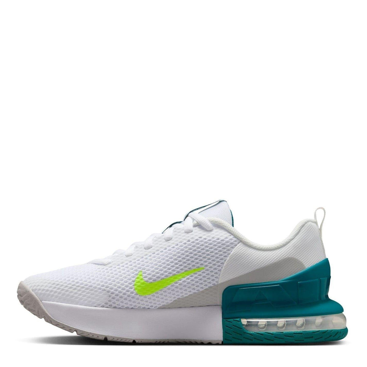 White-Lime - Back - Nike Mens Alpha Air Cushioned Trainers