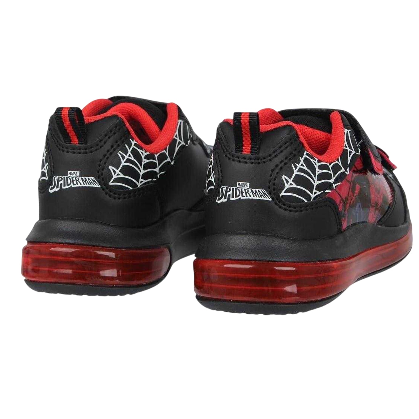 Blue - Back - Spider-Man Childrens-Kids Spider-Man Trainers