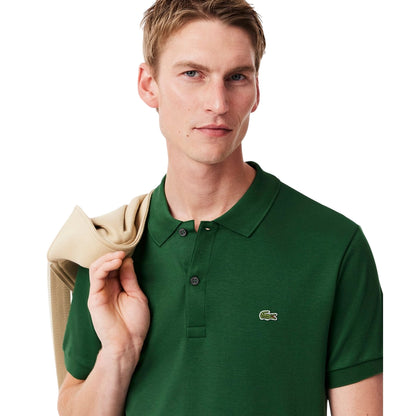 Green - Pack Shot - Lacoste Mens Pima Cotton Regular Polo Shirt