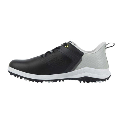 Black - Back - Slazenger Mens V Series Spiked Golf Shoes