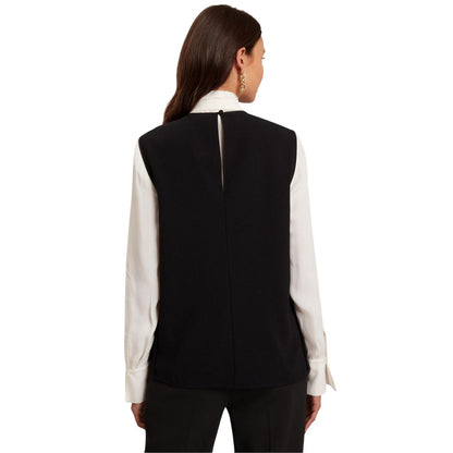 Black - Back - Ted Baker Womens-Ladies Plain Sleeveless Shirt
