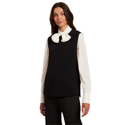 Black - Side - Ted Baker Womens-Ladies Plain Sleeveless Shirt