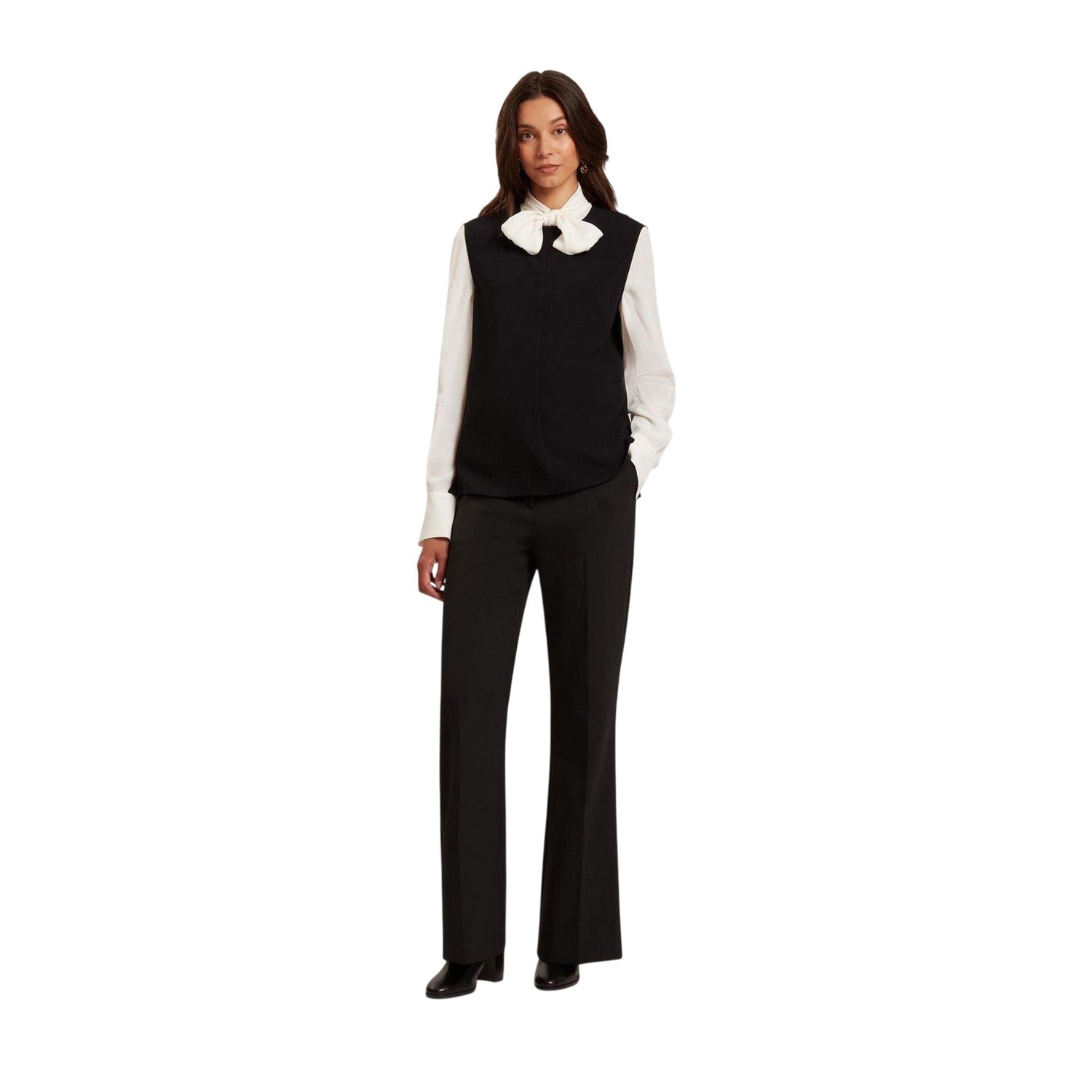 Black - Lifestyle - Ted Baker Womens-Ladies Plain Sleeveless Shirt