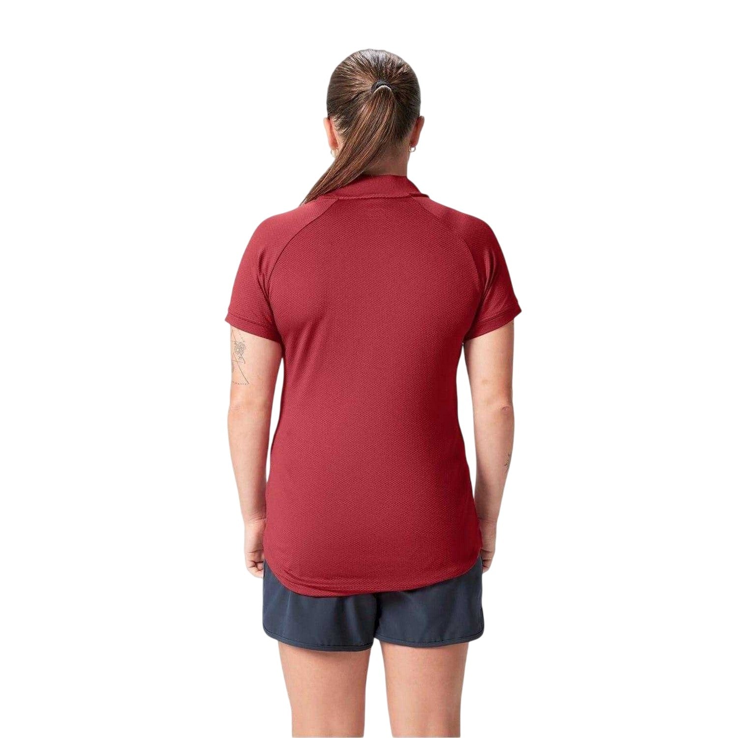 Red Dahlia - Back - Canterbury Womens-Ladies 2025 British & Irish Lions Polo Shirt