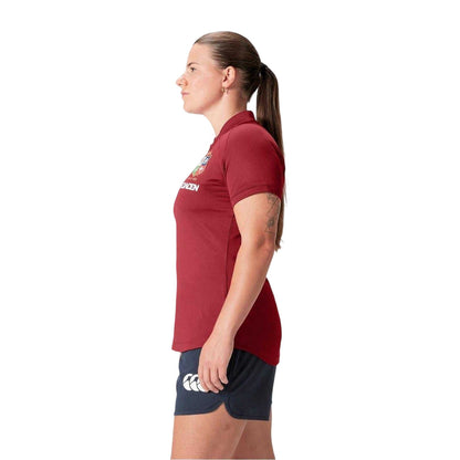 Red Dahlia - Side - Canterbury Womens-Ladies 2025 British & Irish Lions Polo Shirt