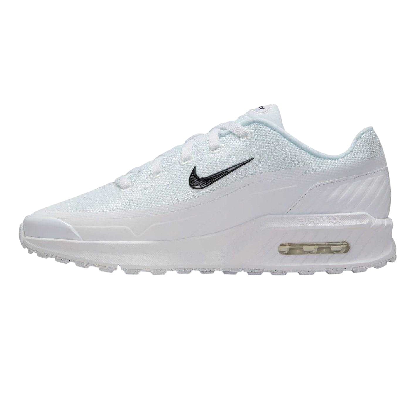 White-Black - Side - Nike Womens-Ladies Air Max Bia Trainers