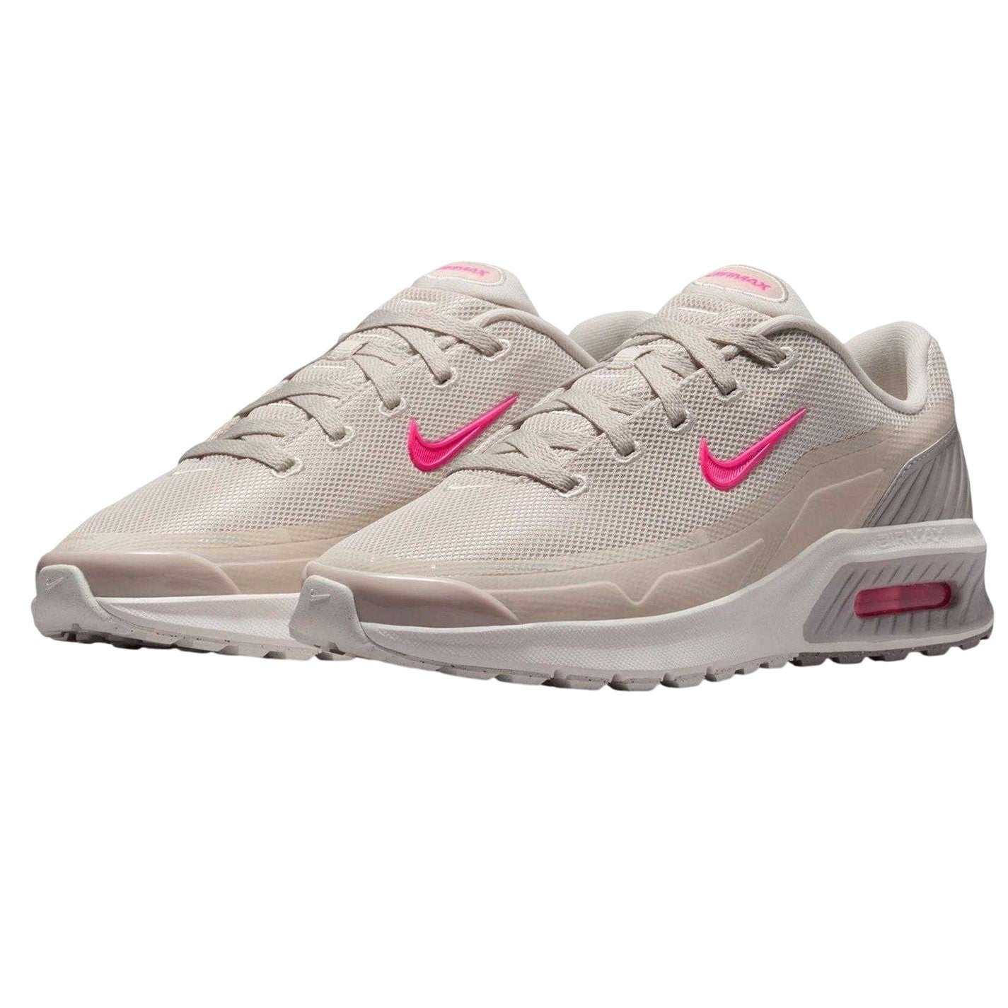 Bone-Pink - Pack Shot - Nike Womens-Ladies Air Max Bia Trainers