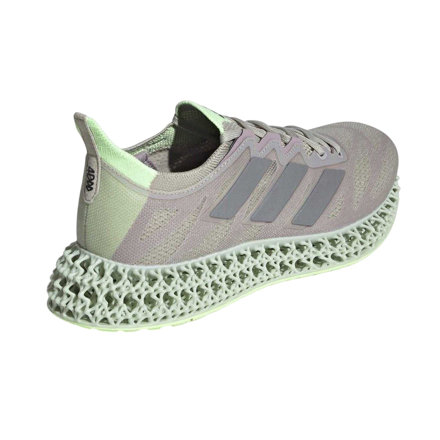 Grey - Back - Adidas Womens-Ladies 4DFWD 3 Running Trainers