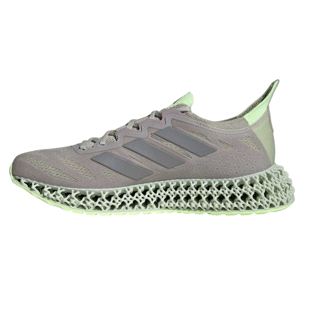 Grey - Side - Adidas Womens-Ladies 4DFWD 3 Running Trainers