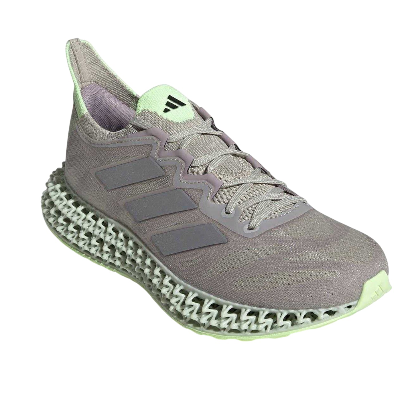 Grey - Pack Shot - Adidas Womens-Ladies 4DFWD 3 Running Trainers