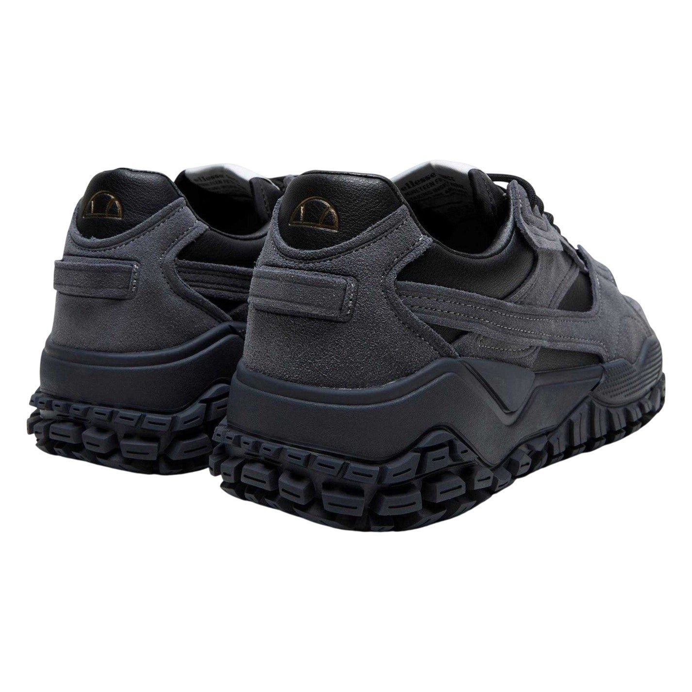 Black - Back - Ellesse Mens Classic Leather Trainers