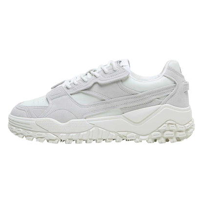 White - Side - Ellesse Mens Classic Leather Trainers