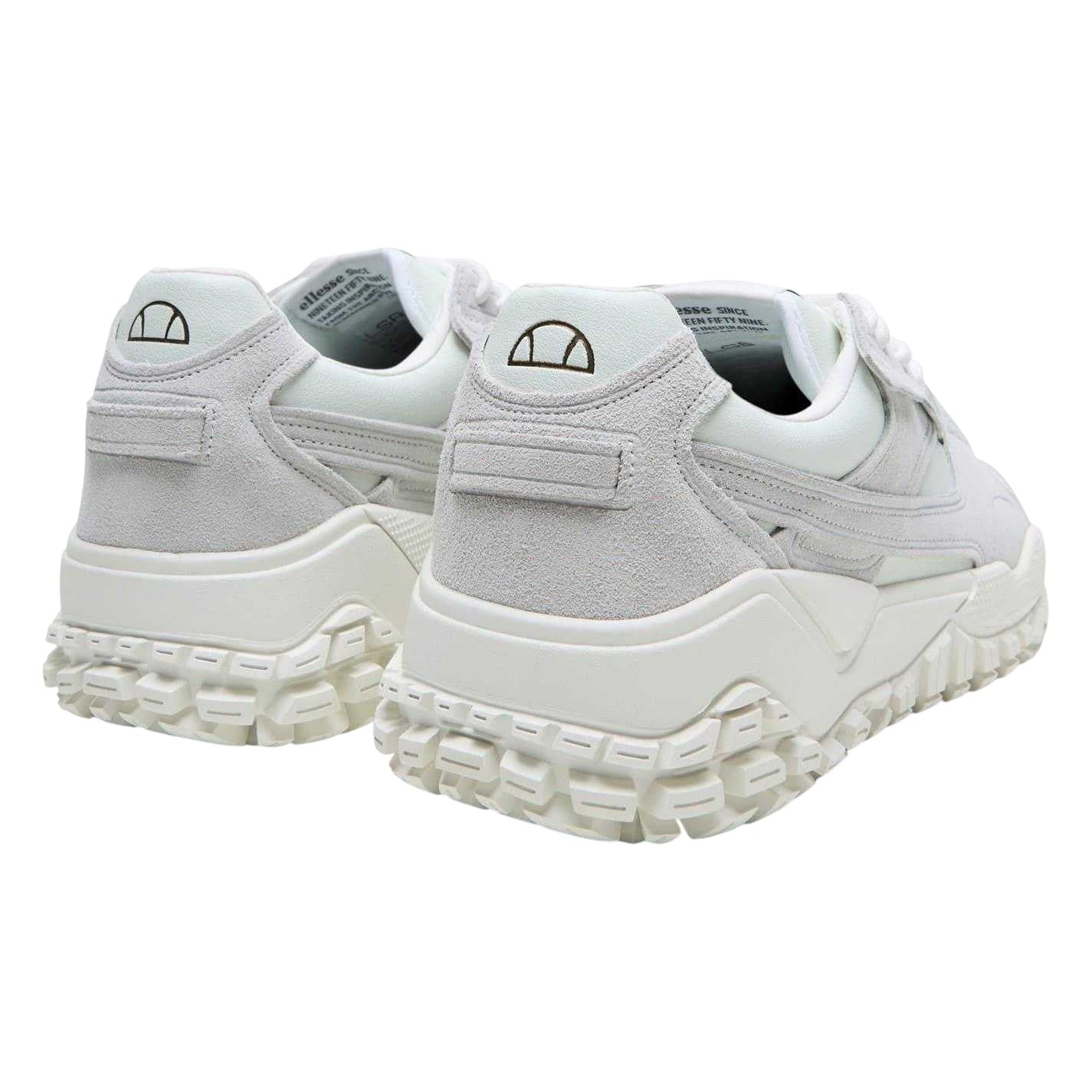 White - Back - Ellesse Mens Classic Leather Trainers