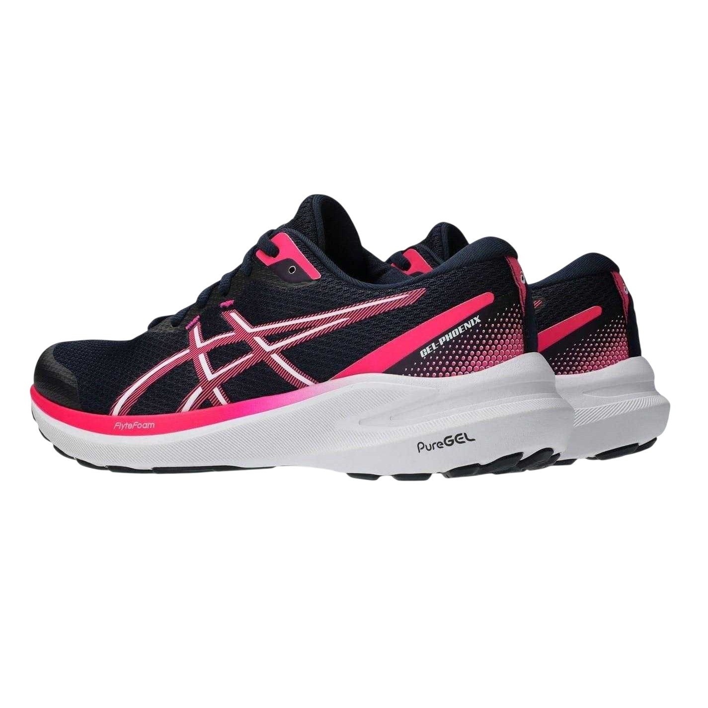 Midnight-Pink - Back - Asics Mens Gel Phoenix 13 Shoes