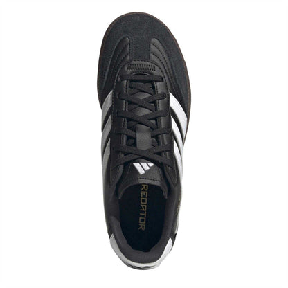 Core Black - Lifestyle - Adidas Childrens-Kids Predator Suede Indoor Football Shoes