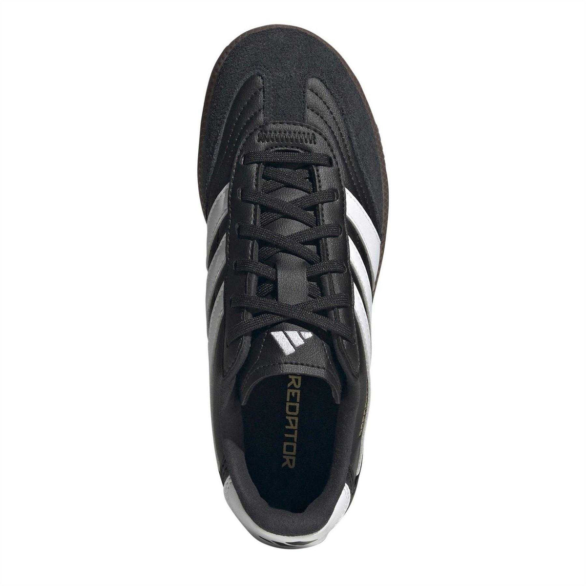 Core Black - Lifestyle - Adidas Childrens-Kids Predator Suede Indoor Football Shoes