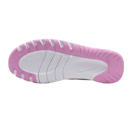 White-Pink - Side - Nike Womens-Ladies Flex Trainers