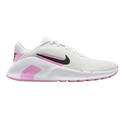White-Pink - Front - Nike Womens-Ladies Flex Trainers