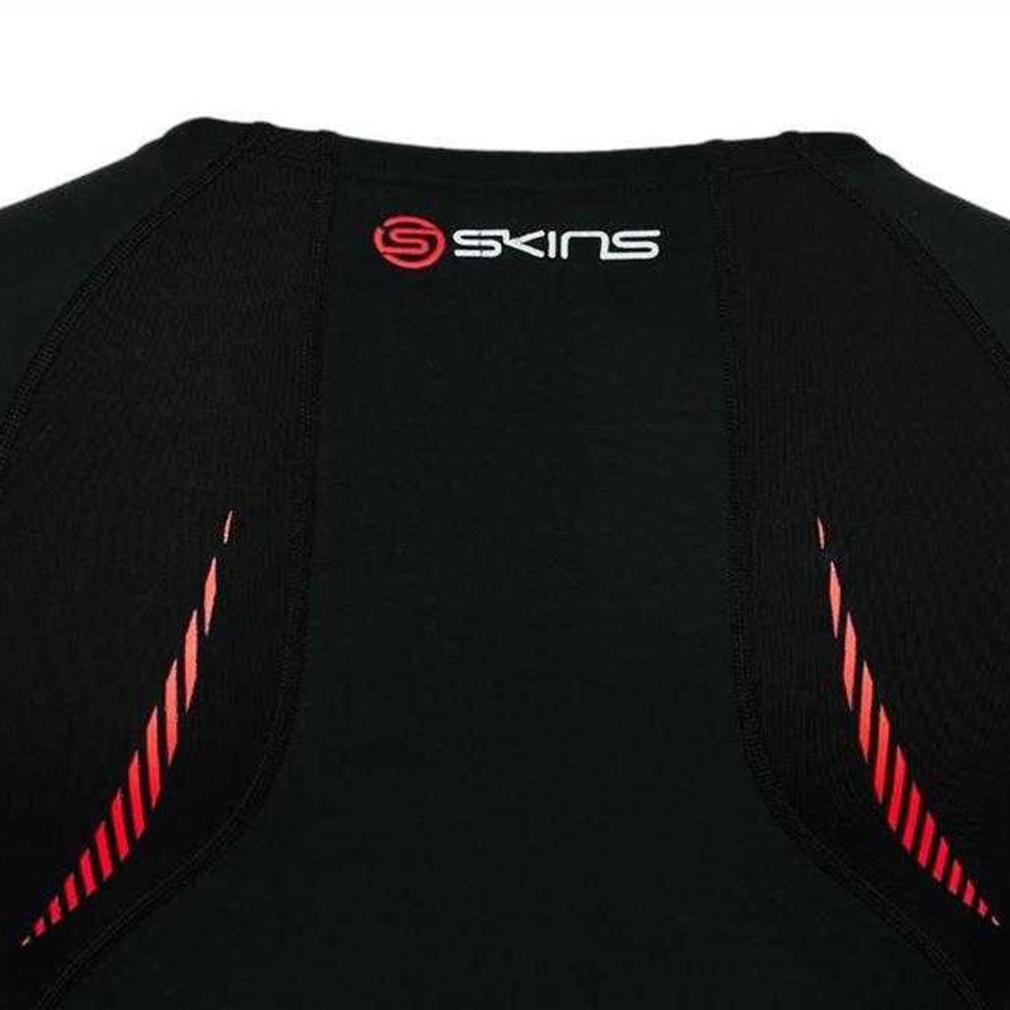 Black - Lifestyle - Skins Mens A200 Back Print Compression Shirt