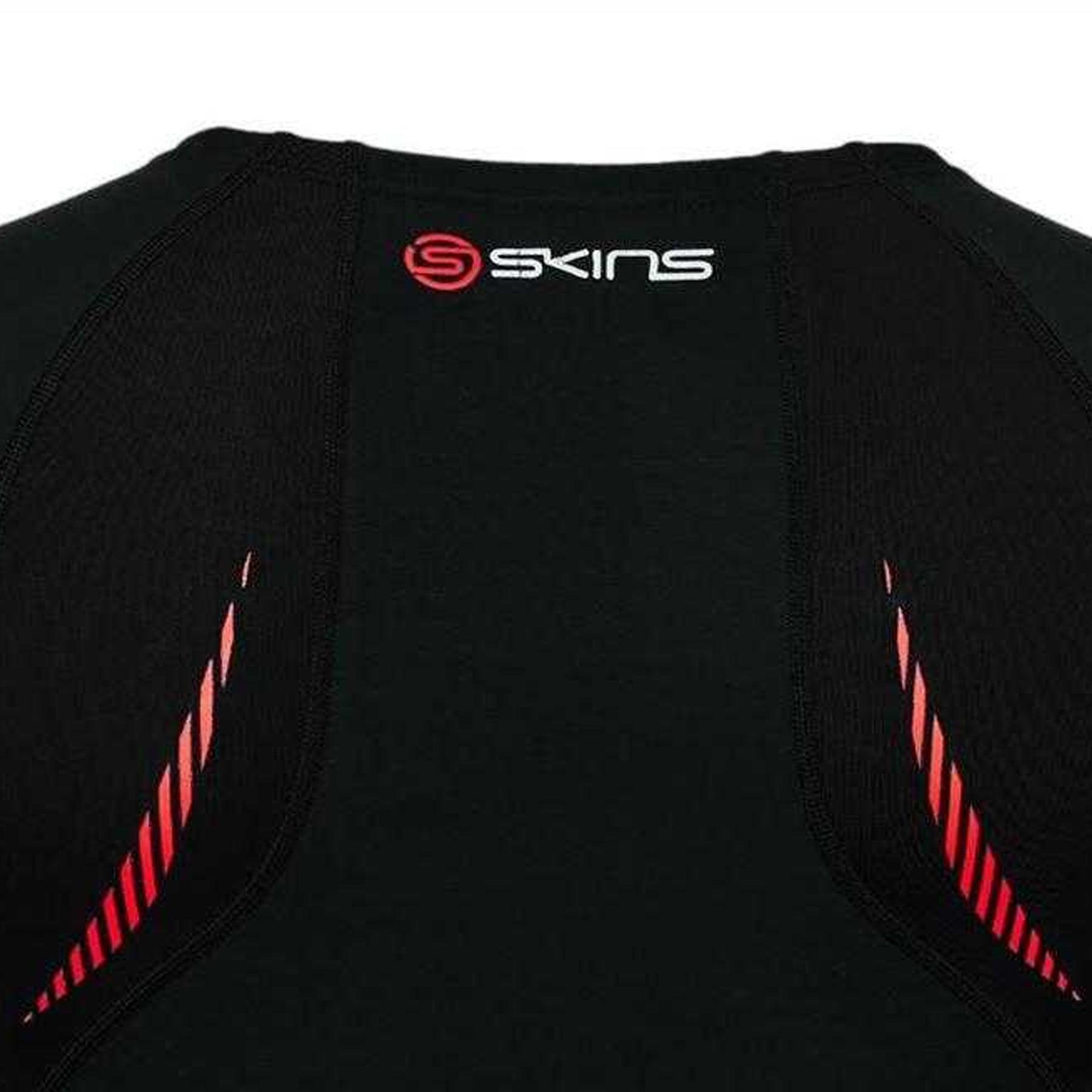 Black - Lifestyle - Skins Mens A200 Back Print Compression Shirt